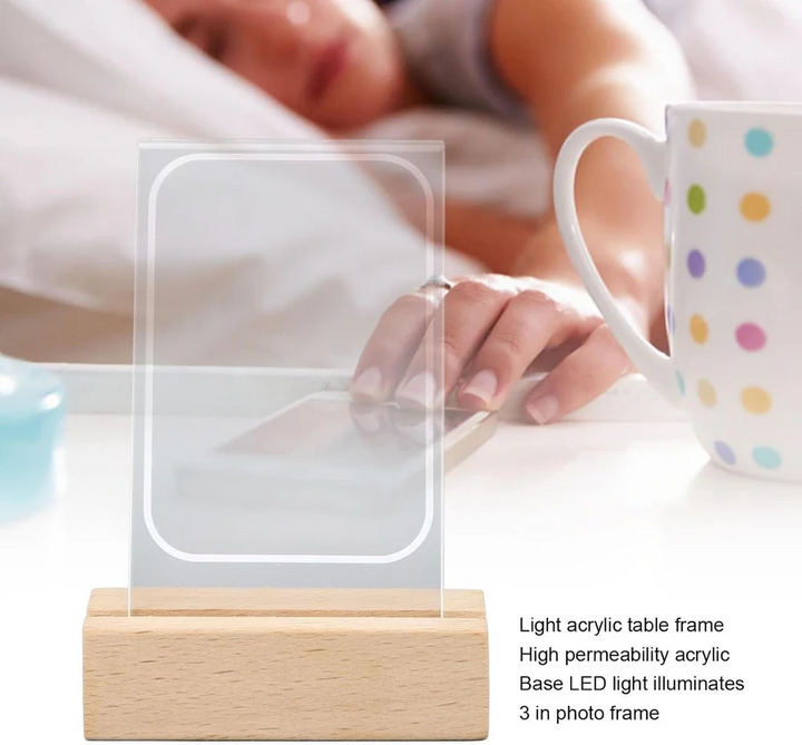 Havenholt Triple-Slot LED Photo Frame for Instant Prints
