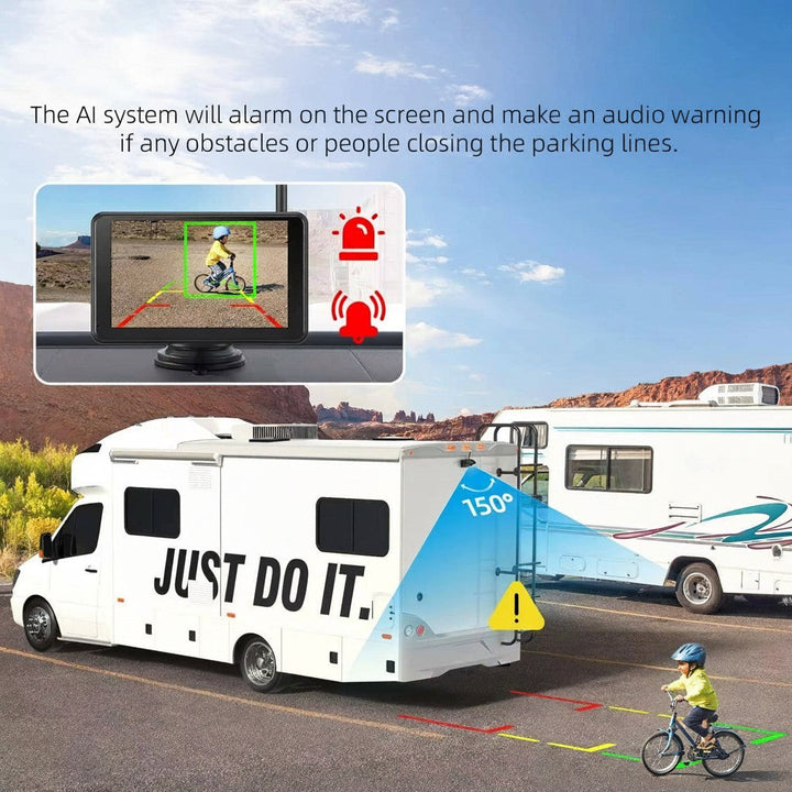 Havenholt Wireless Solar Reversing Camera with 7 Inch Monitor