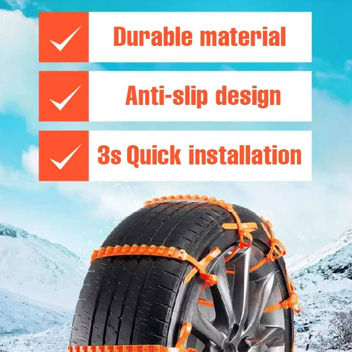 Wheel Tire Snow Chains for Car Truck Anti Skid Emergency