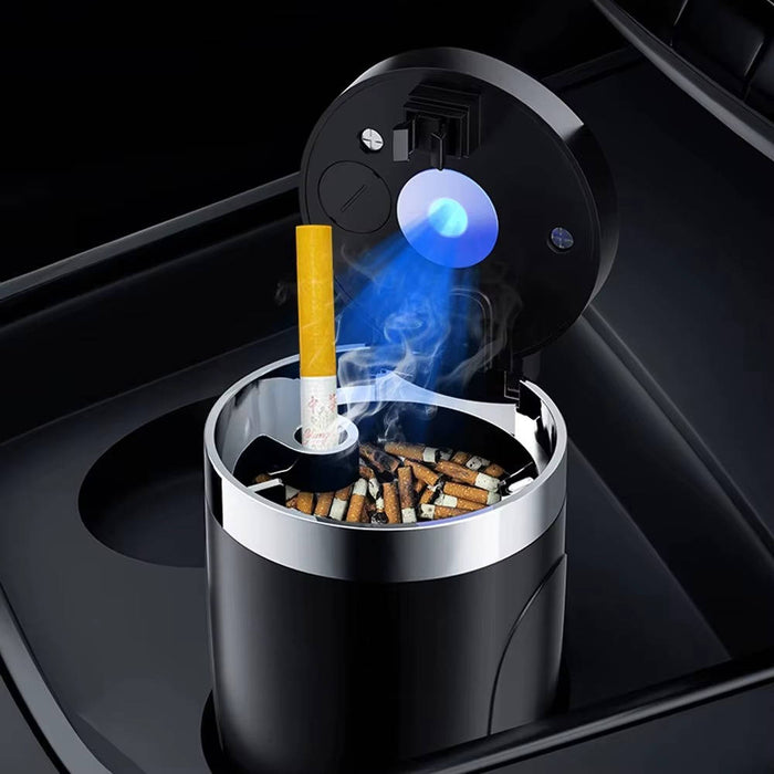 Havenholt Smokeless Car Ashtray with LED and Auto Lid