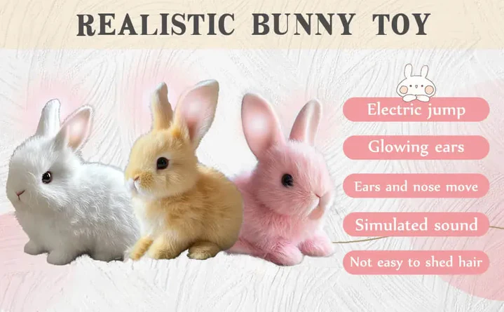 Havenholt Realistic Bunny Soft Toy
