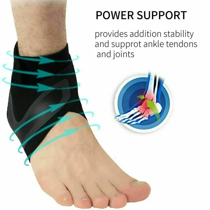 Ankle X Wrap Brace Support Compression Sleeve