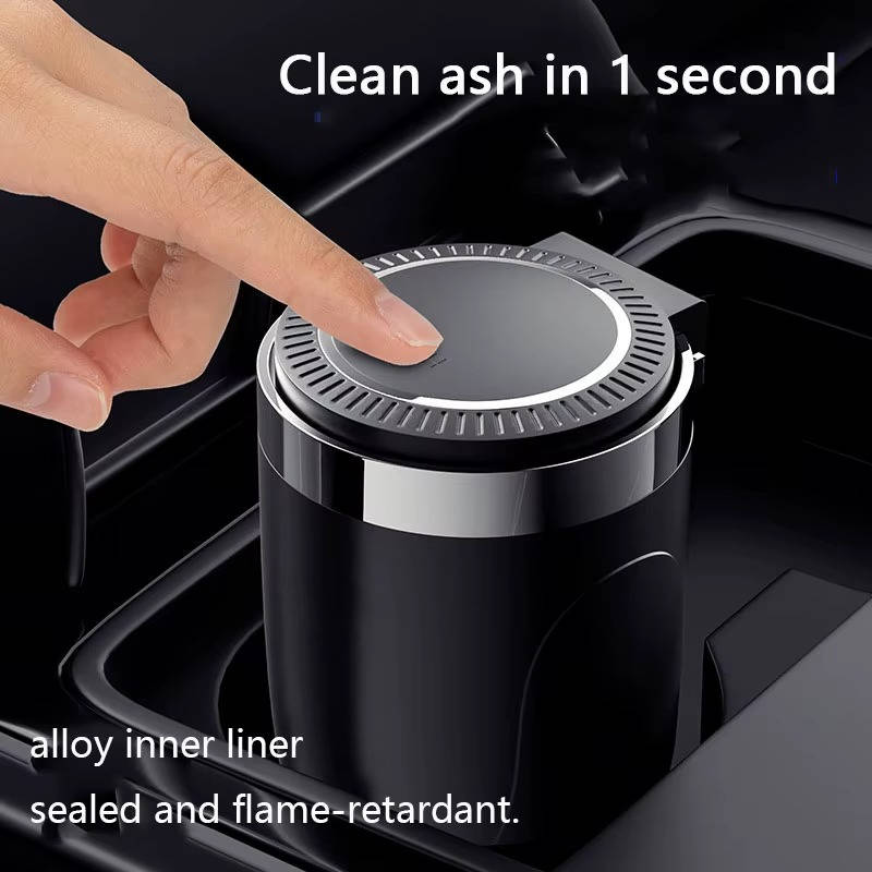 Havenholt Smokeless Car Ashtray with LED and Auto Lid