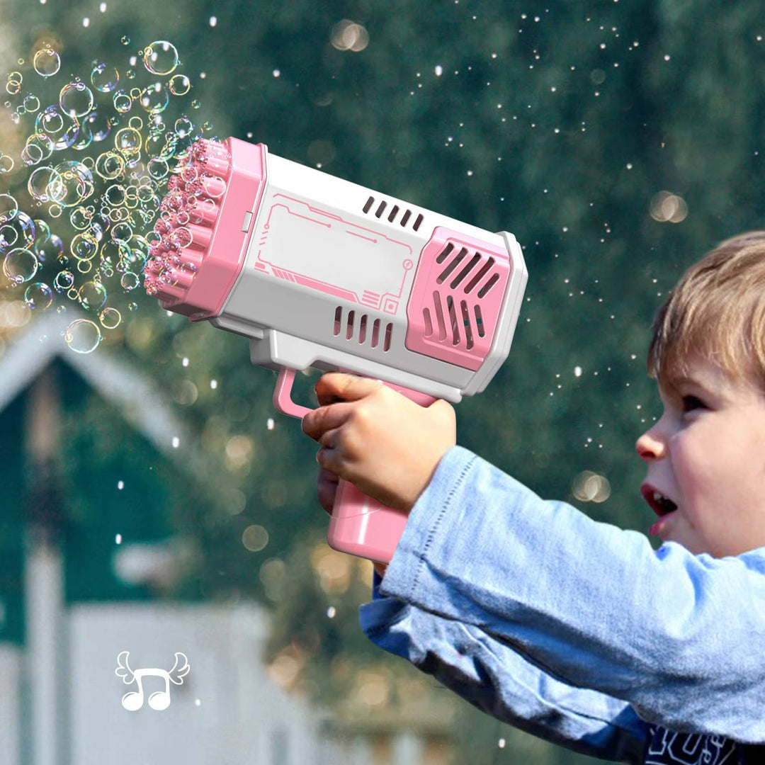 Havenholt 40-Hole Automatic Bubble Gun with LED Lights