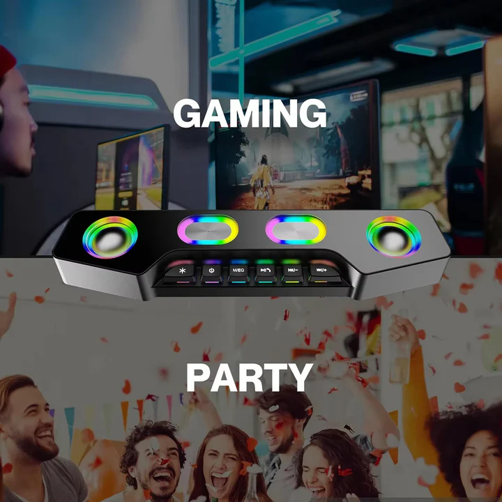 Havenholt Bluetooth RGB Desktop Speakers for Gaming