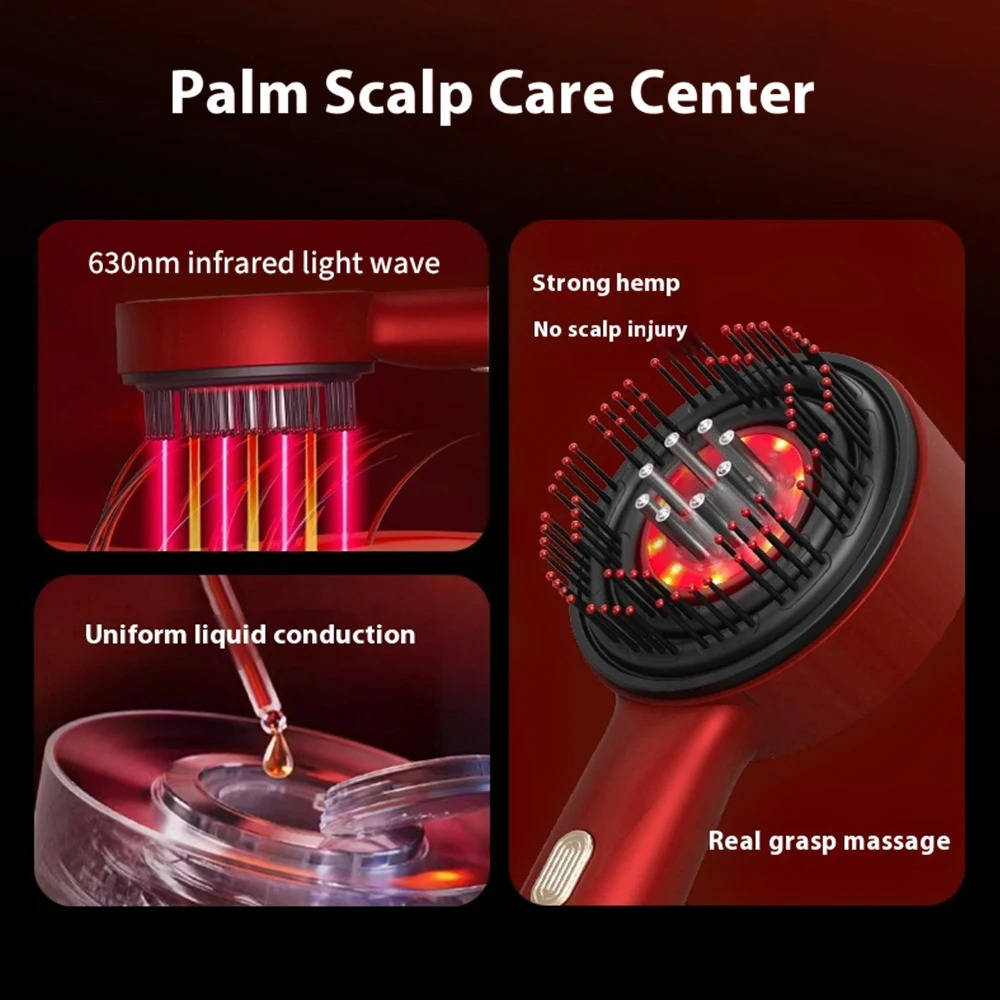 Havenholt Red Light Scalp Massager Brush