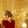 Havenholt Star and Moon LED Curtain String Lights