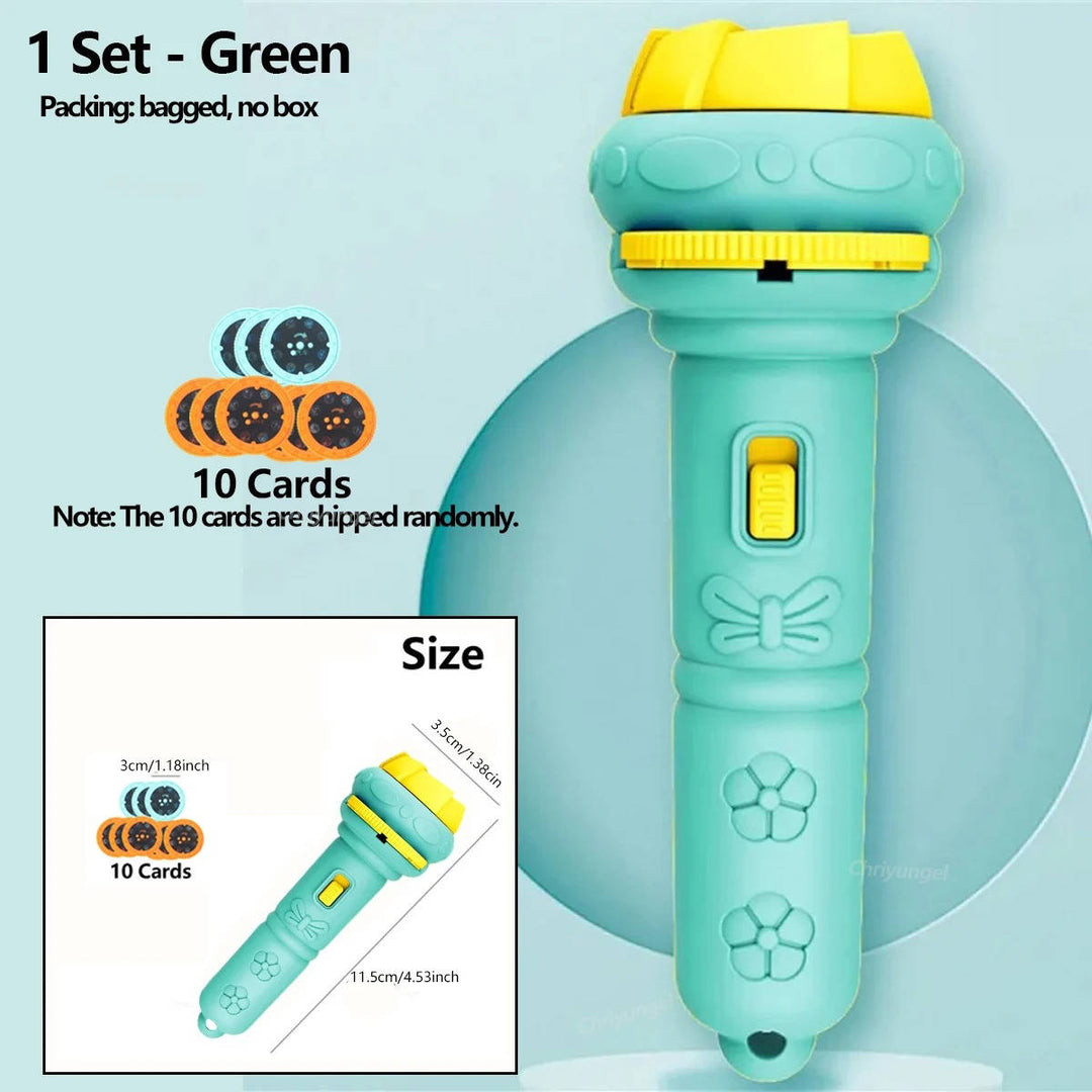 Havenholt Projector Torch Toy with Dinosaur and Animal Slides