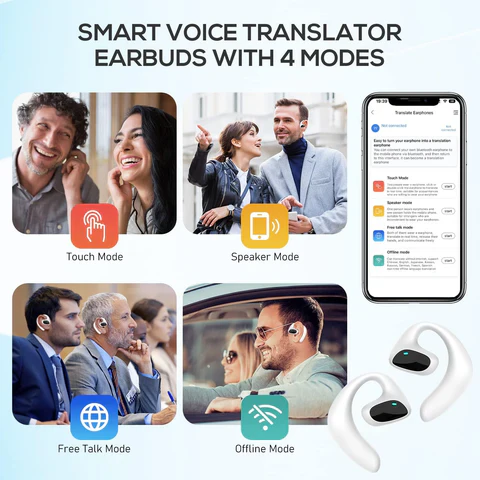 Havenholt Real-Time Language Translator Earbuds