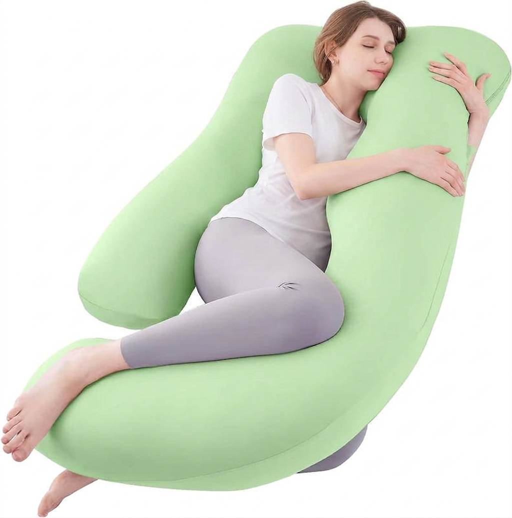 Havenholt Cooling U-Shaped Body Pillow with Removable Cover