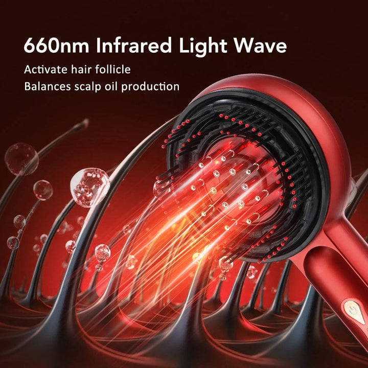 Havenholt Red Light Scalp Massager Brush