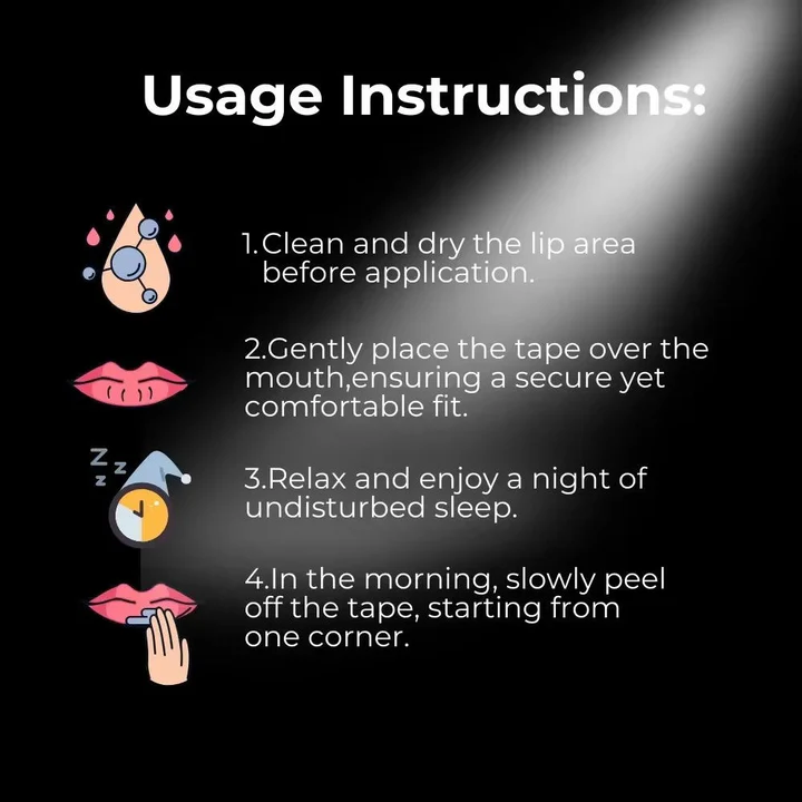 Havenholt Anti Snoring Mouth Patches for Nasal Breathing