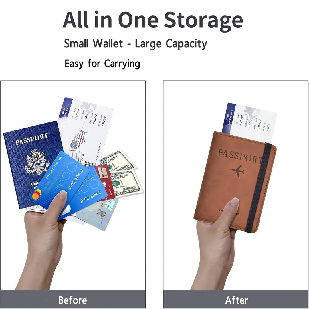 Havenholt Travel Passport Holder Wallet for Documents