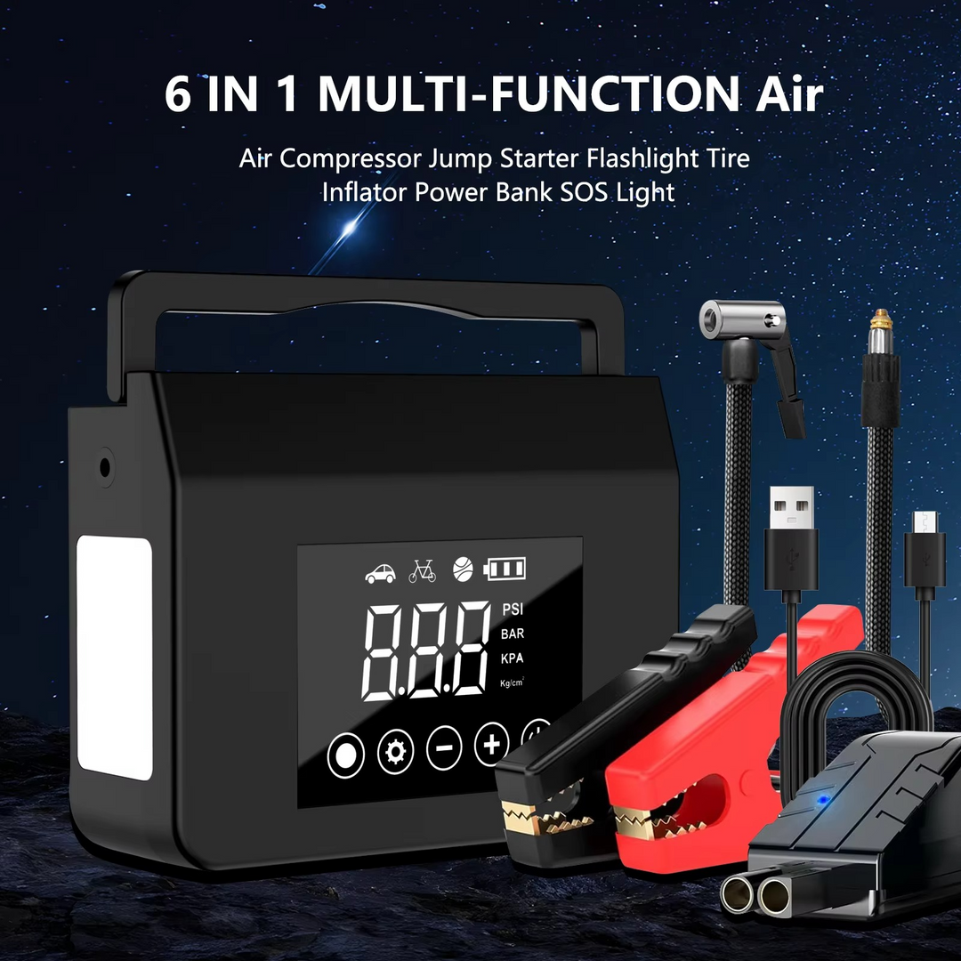 Havenholt Car Jump Starter with Tyre Inflator and Digital Screen