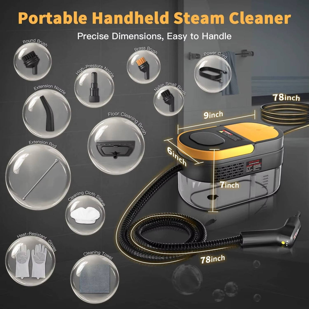 Havenholt Chemical-Free Portable Steam Cleaner for Grout and Tiles