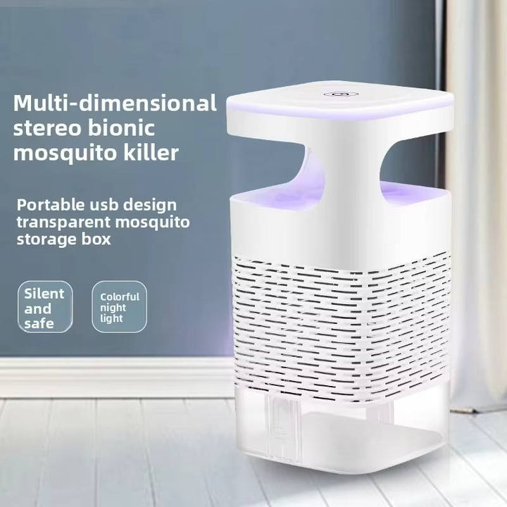UV Mosquito Bug Trap Zapper with Auto Suction to Catch Bug Mosquito Moths Gnats, Indoor