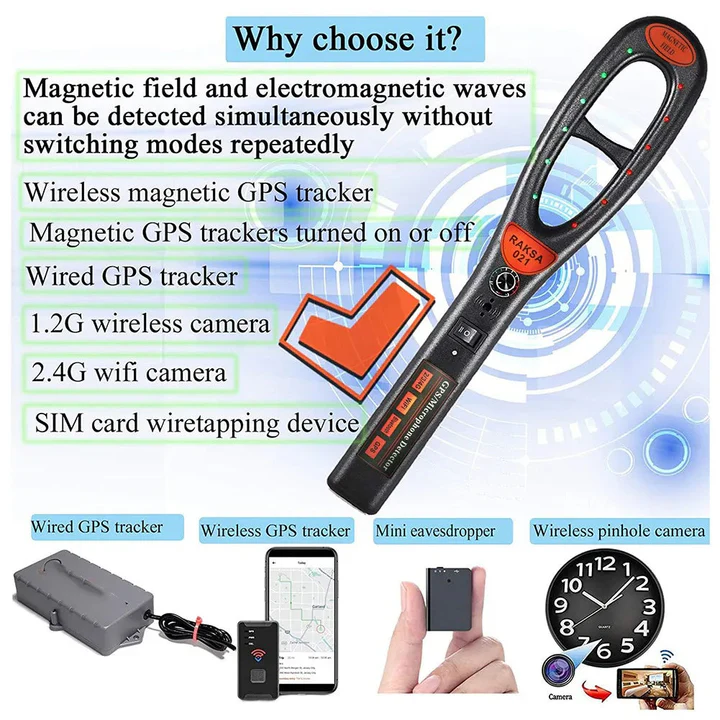 Havenholt GPS Tracker Detector with Detection Tube