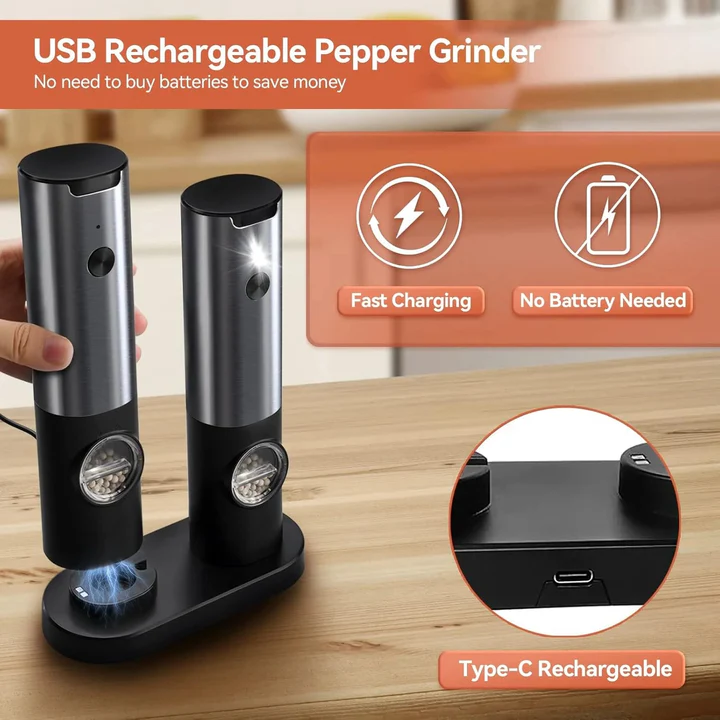 Havenholt Salt and Pepper Mill Set, Electric