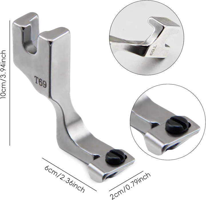 T69 Invisible Zipper Presser Foot