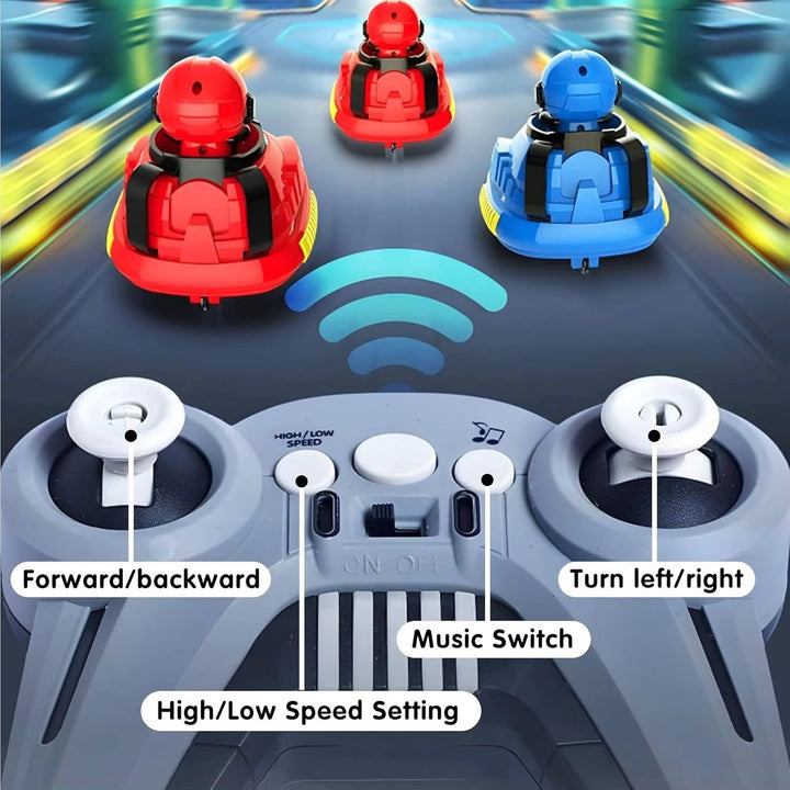 Havenholt RC Bumper Cars Twin Pack with Ejecting Drivers