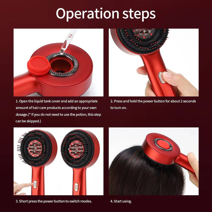 Havenholt Red Light Scalp Massager Brush