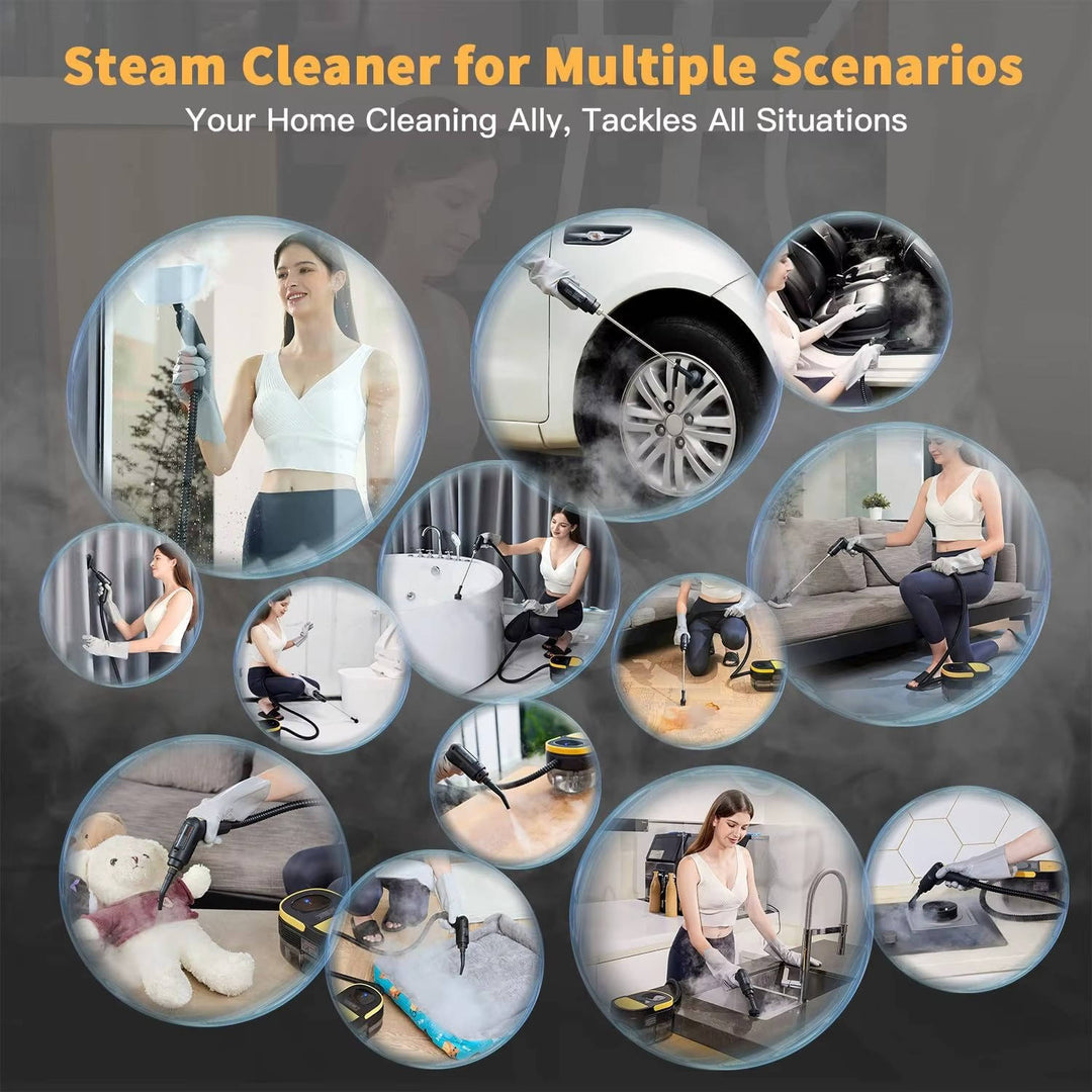 Havenholt Chemical-Free Portable Steam Cleaner for Grout and Tiles