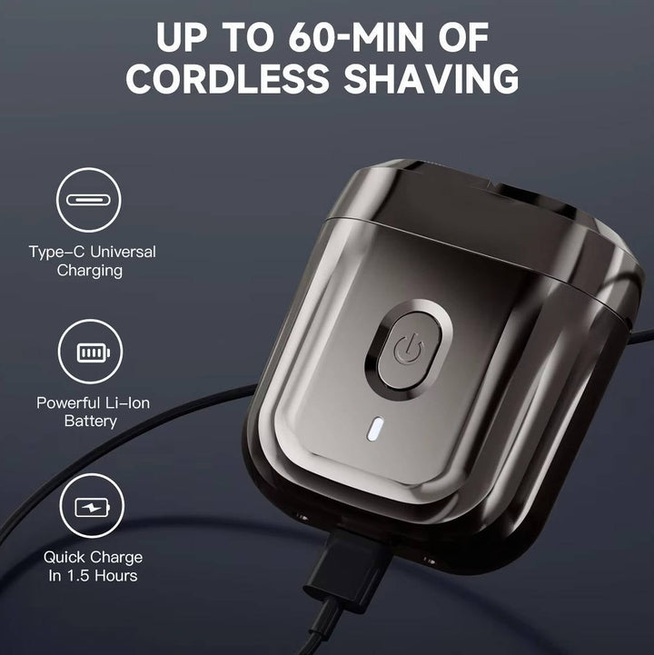 Havenholt Waterproof Rotary Electric Shaver, USB Rechargeable