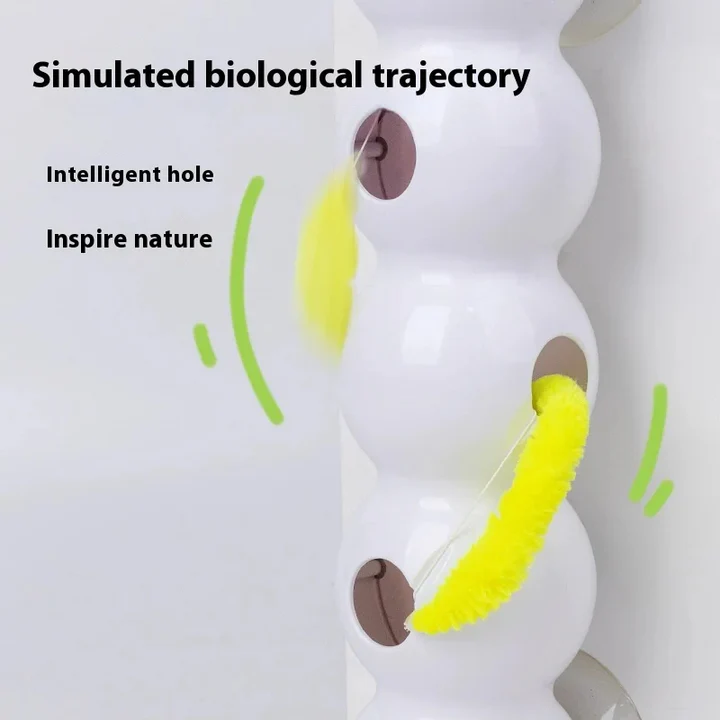 Interactive Worm Pole Cat Toy