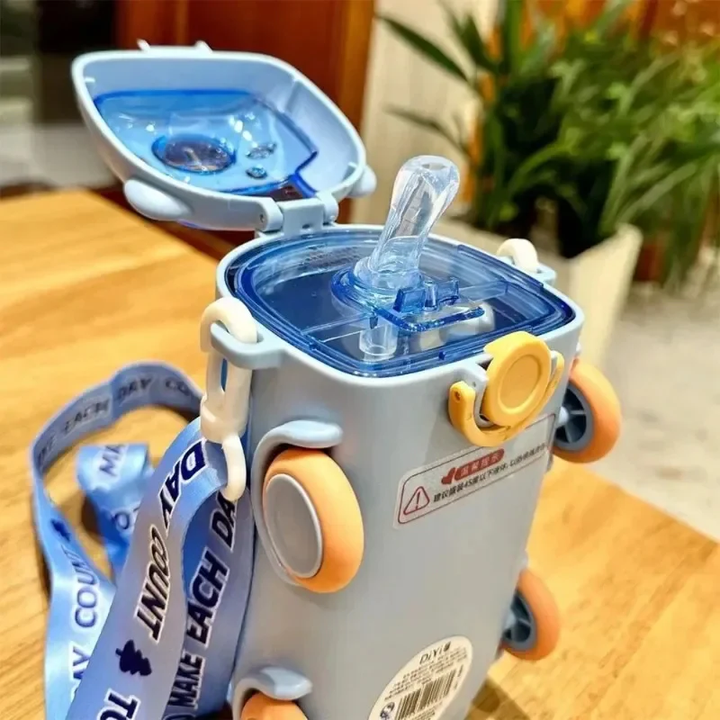 Cartoon Toy Bus Water Bottle
