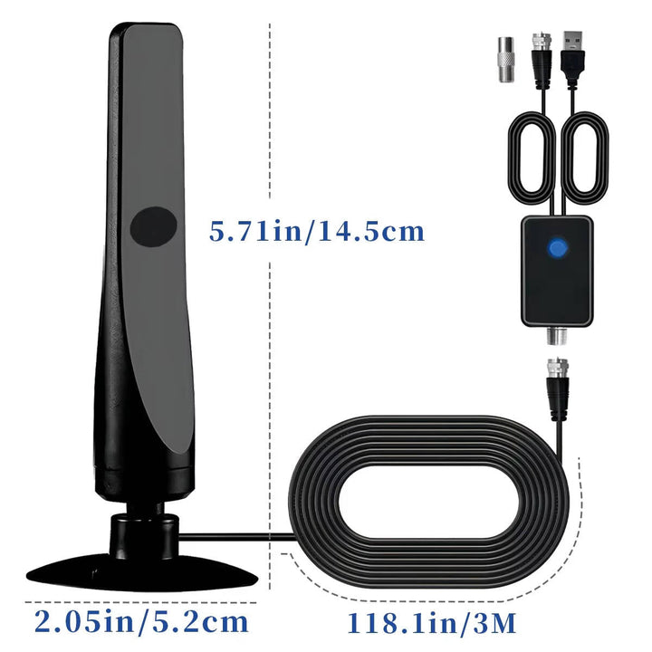 Havenholt Indoor Digital TV Aerial with Signal Amplifier