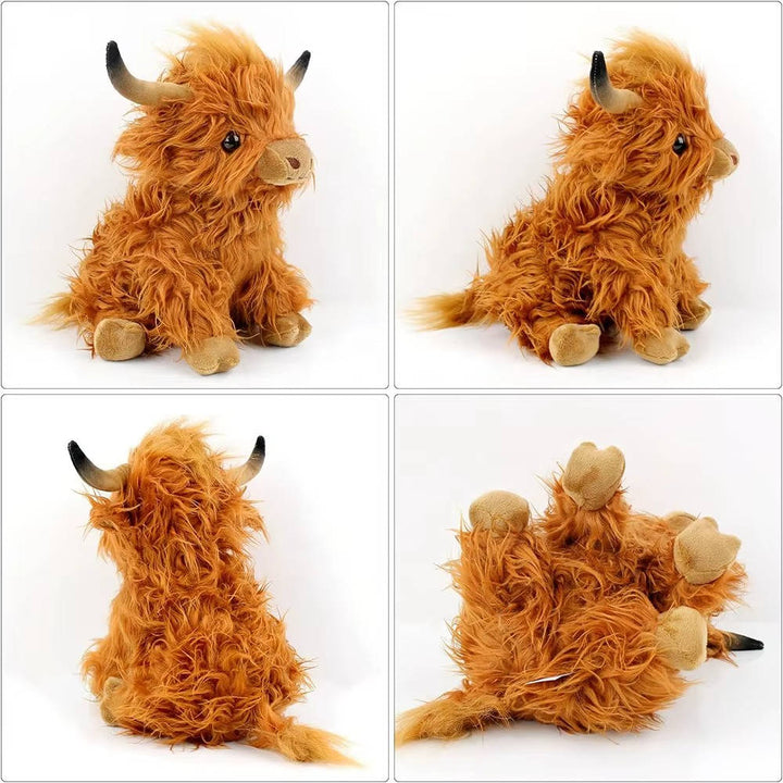 Havenholt Soft Highland Cow Plush Toy for Gifts and Decor