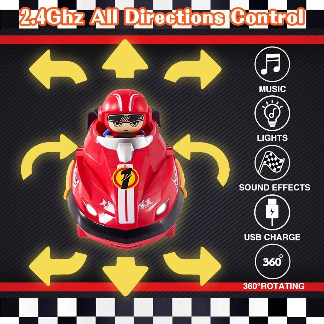 Havenholt RC Bumper Cars Twin Pack with Ejecting Drivers