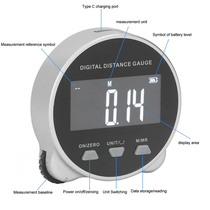 Havenholt Digital Tape Measure with LCD Display
