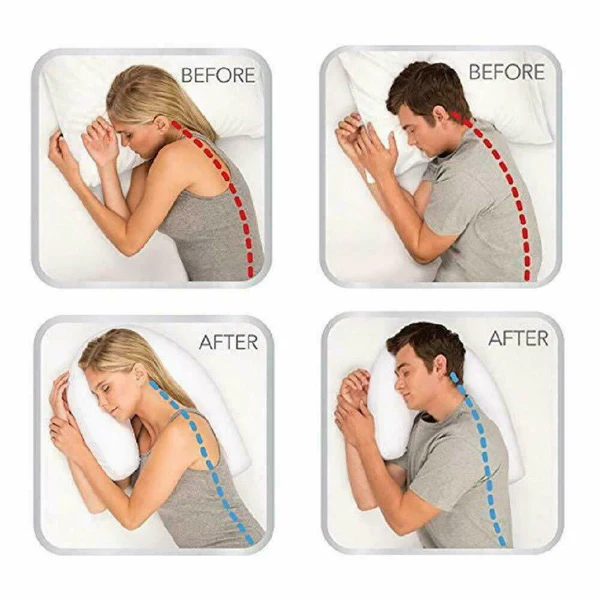 Havenholt Side Sleeper Pillow with Ear Hole