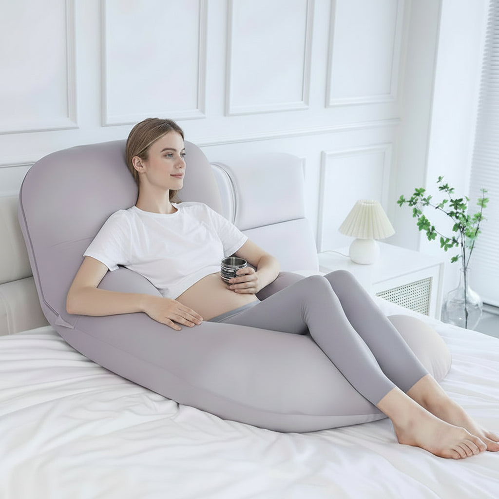 Havenholt Cooling U-Shaped Body Pillow with Removable Cover