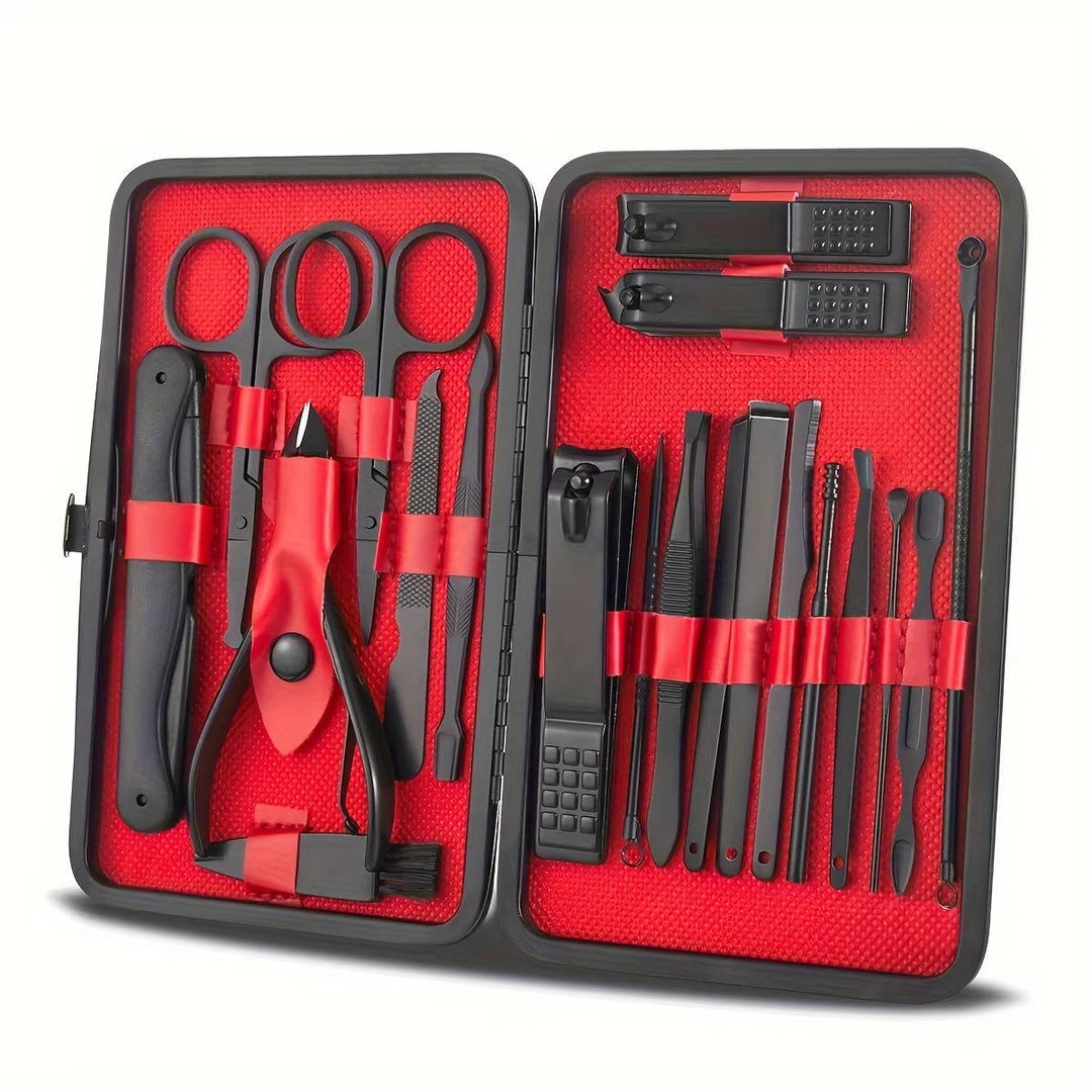 Havenholt 24-Piece Stainless Steel Manicure Set with Wallet