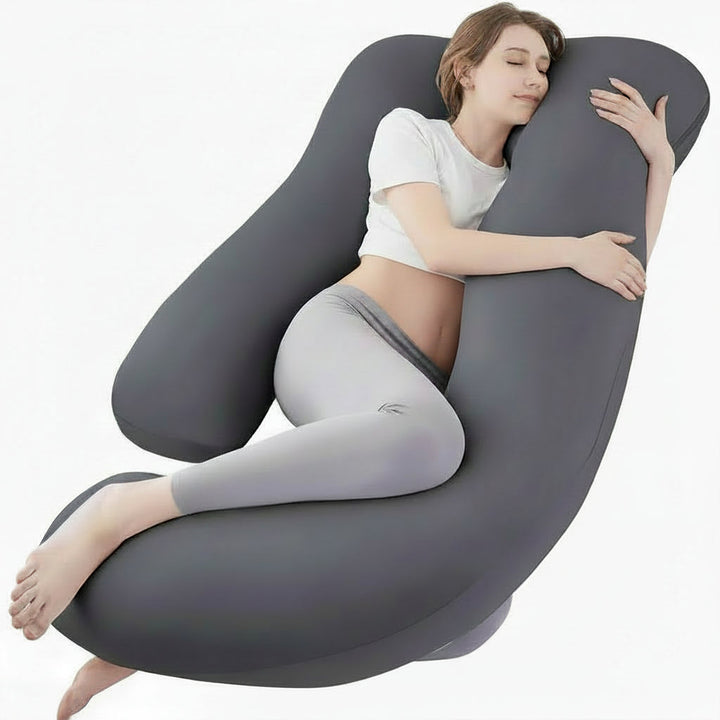 Havenholt Cooling U-Shaped Body Pillow with Removable Cover