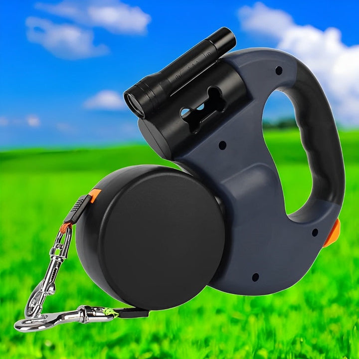 Havenholt 10ft Dual Retractable Dog Lead with Torch