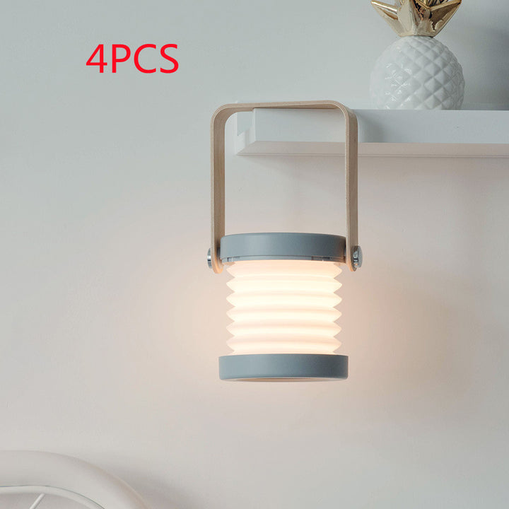 Foldable Touch Dimmable LED Lantern, USB Rechargeable Night Light