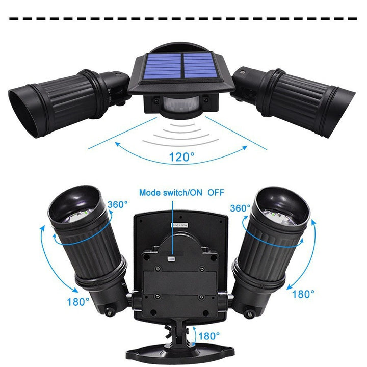 Havenholt Security Floodlight with Motion Sensor, Solar
