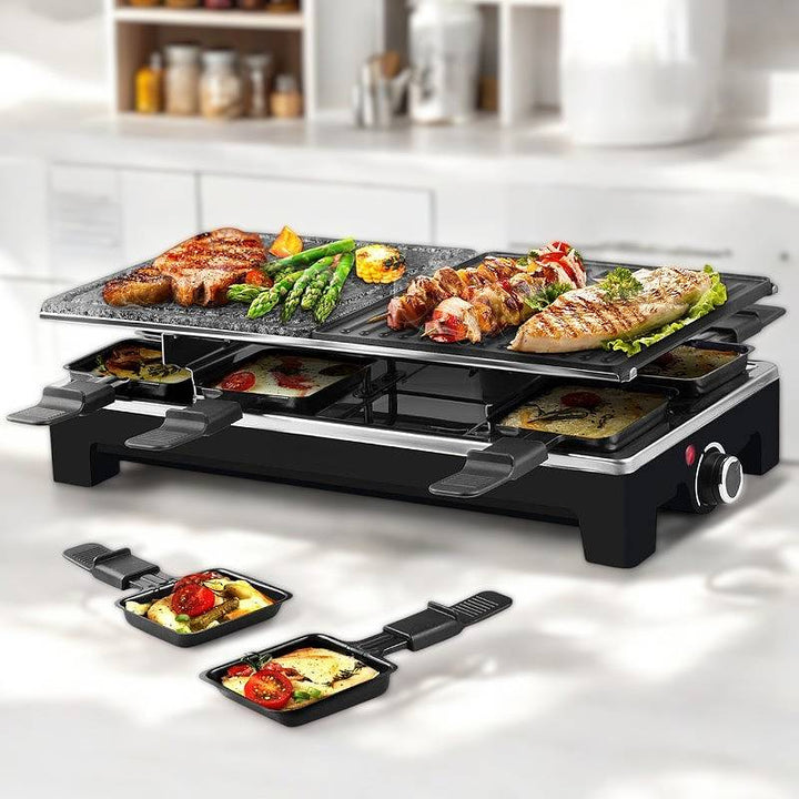 Havenholt Electric Raclette Grill with Reversible Non-Stick Plate