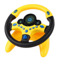 Toddler steering wheel toy with lights