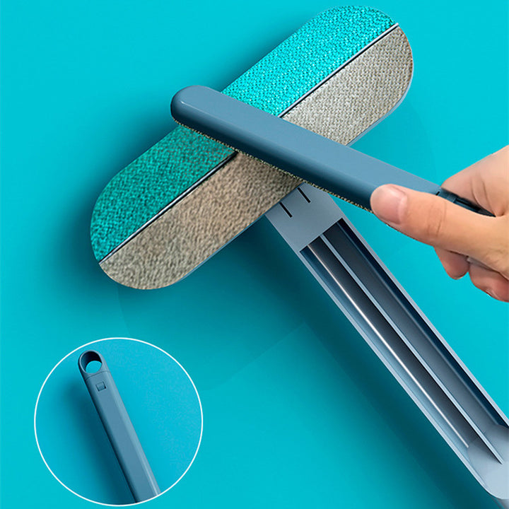 4-in-1 Pet Hair Remover Brush for Sofas, Clothes &amp; Window Screens