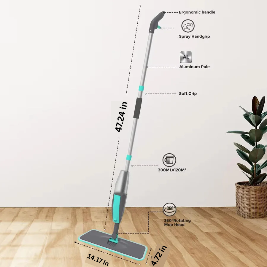 Microfiber Spray Mop for Hard Floors