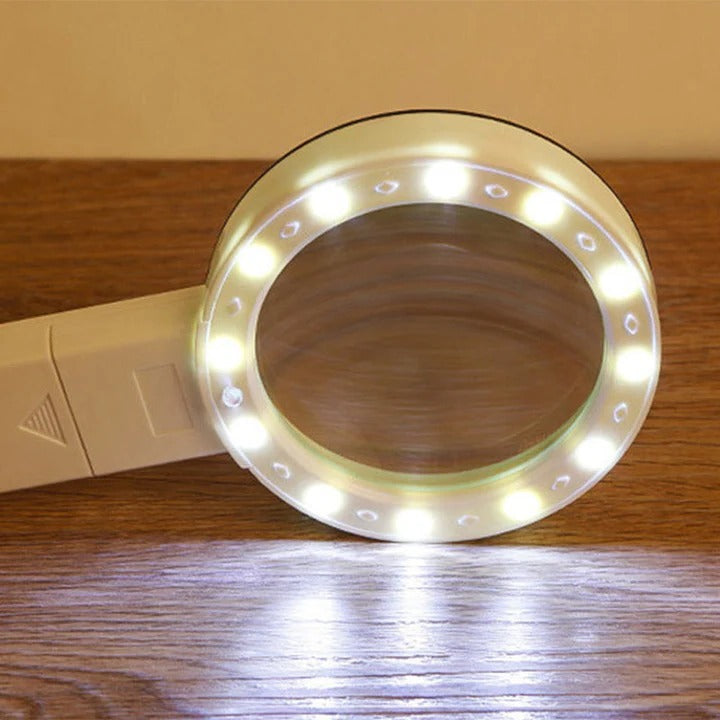 30x Optical Magnifier With Led Light