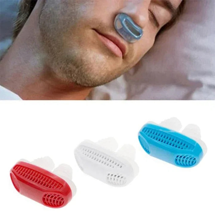 2-in-1 Anti Snore Device and Air Purifier Nose Clip