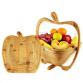 Havenholt Bamboo Folding Fruit Basket and Chopping Board