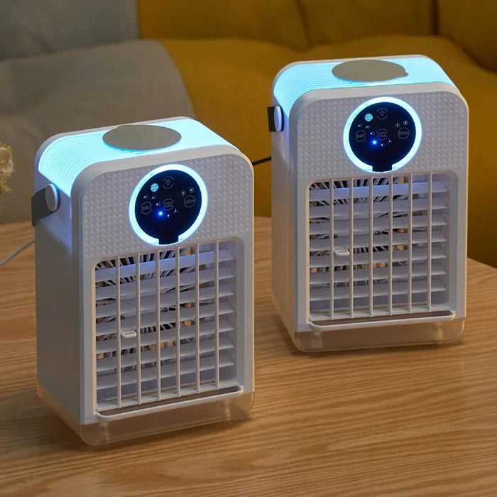 Mini Portable Air Conditioner with Touchscreen and Mist Cooling