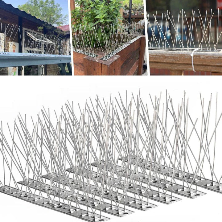 Outdoor Stainless Bird Repeller Spikes