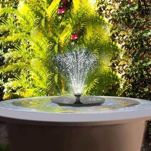 Solar Powered Water Fountain